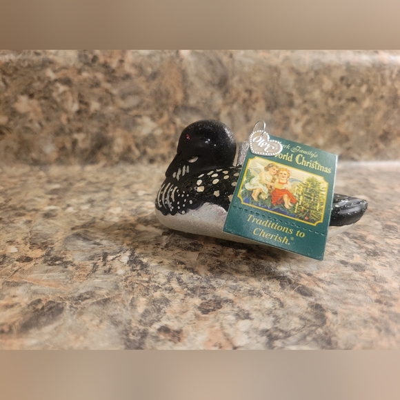 Old World Christmas Hand Blown Glass "LOON" - Picture 4 of 9